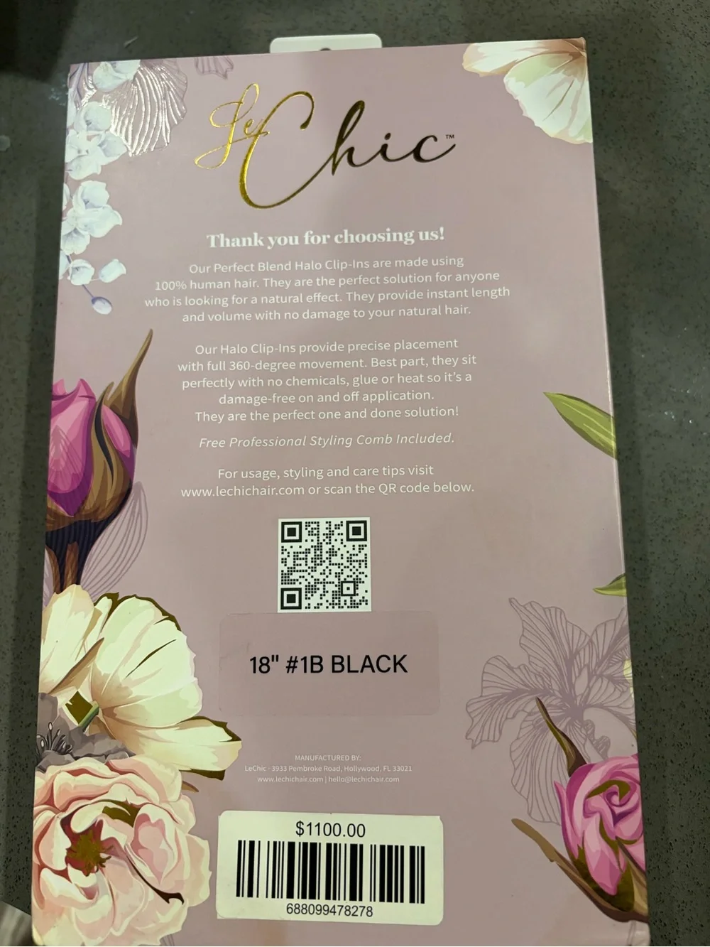 chic Remy Perfect Blend Halo Clip-Ins - Dark Brown